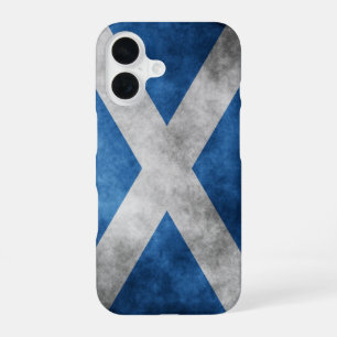 Scotland Grunge- Saint Andrew's Cross iPhone 16 Case