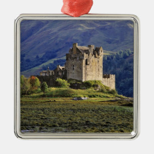 Scotland, Highland, Wester Ross, Eilean Donan 3 Metal Ornament