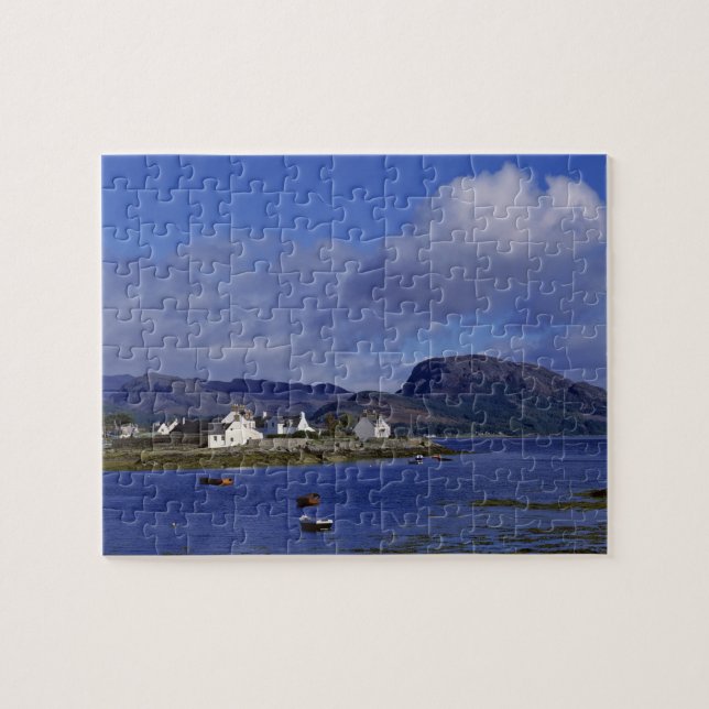 Scotland, Highland, Wester Ross, Plockton. Jigsaw Puzzle (Horizontal)