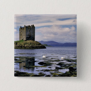 Scotland, Highland, Wester Ross, Stalker 15 Cm Square Badge