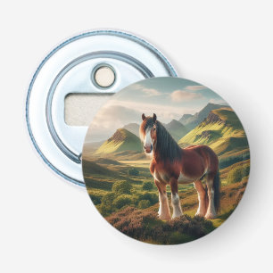 Scotland highlands Clydesdale horse Bottle Opener
