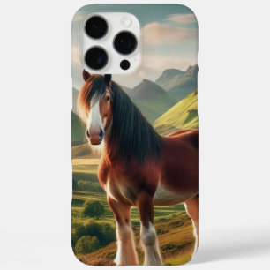 Scotland highlands Clydesdale horse iPhone 16 Pro Max Case
