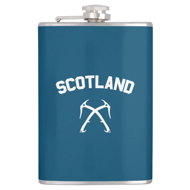Scotland Ice Climbing Hip Flask (Front)