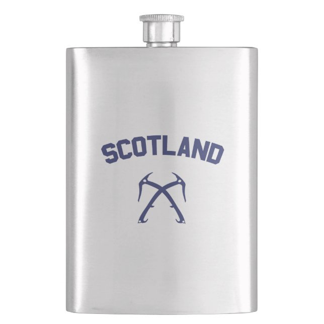 Scotland Ice Climbing Hip Flask (Front)