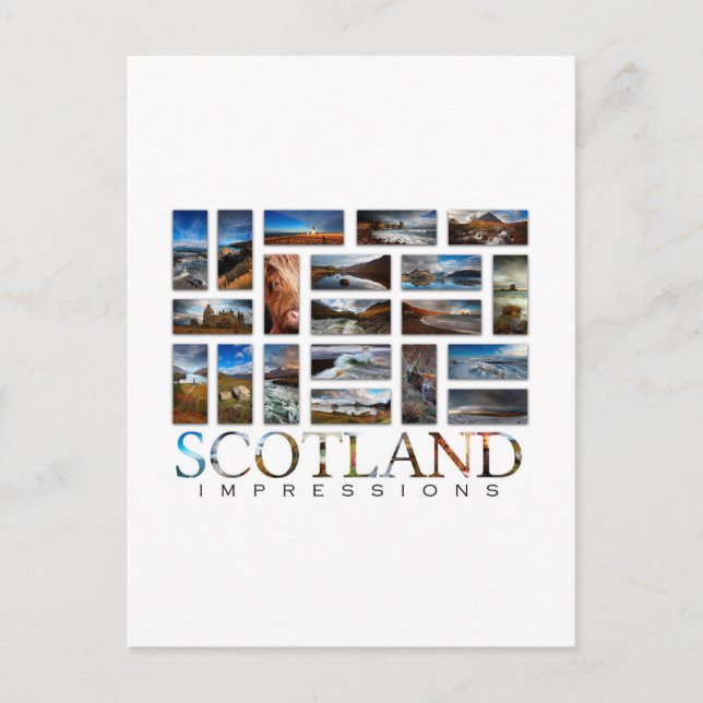 Scotland Impressions Postcard (Front)