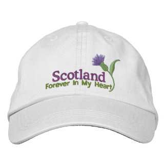 Scotland in my Heart Embroidered Hat