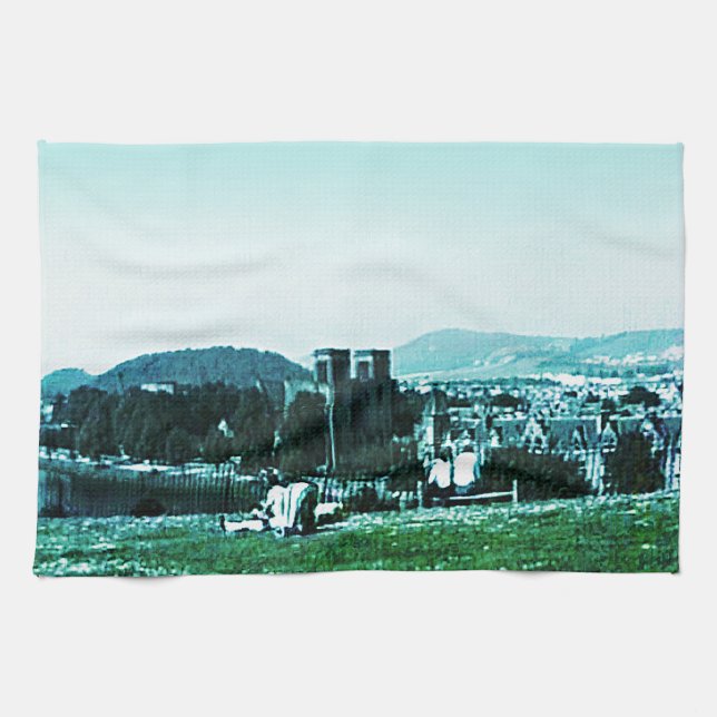 Scotland Inverness Castle Art snap-38784  jGibney Tea Towel (Horizontal)