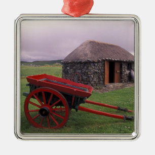 Scotland, Isle of Skye, Kilmuir. Rural landscape Metal Tree Decoration