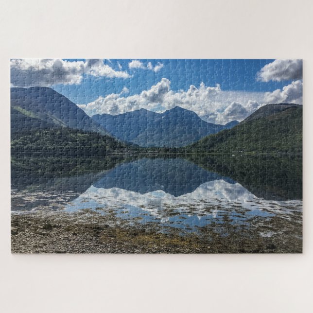 Scotland Jigsaw Puzzle – Loch Leven 2, Glencoe (Horizontal)