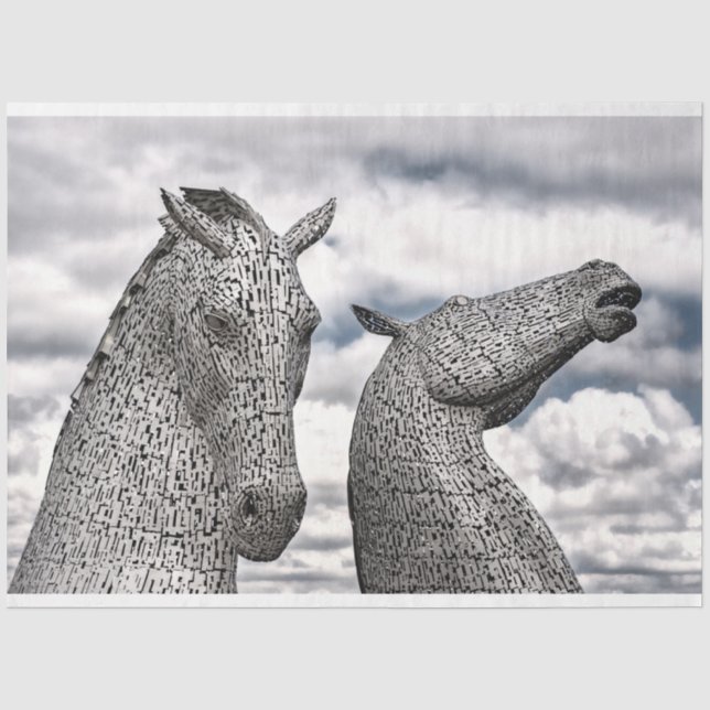 scotland kelpies tissue paper (Front)