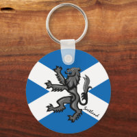 Scotland keychain, patriotic Scottish Rampant
