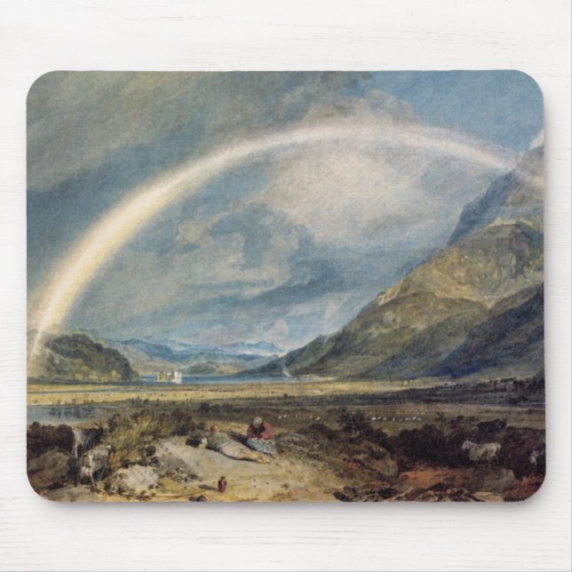 Scotland: Kilchern Castle, Cruchan Ben Mountains Mouse Pad (Front)