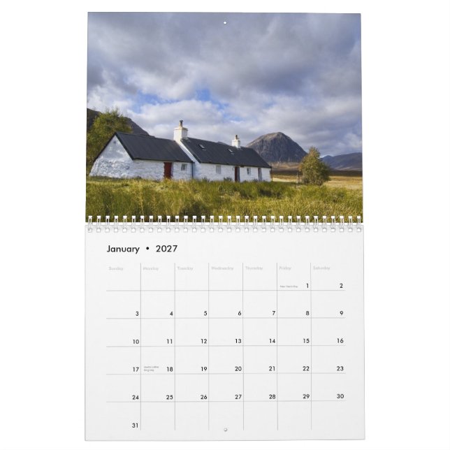 Scotland Landscape Calendar 2011 (Jan 2027)