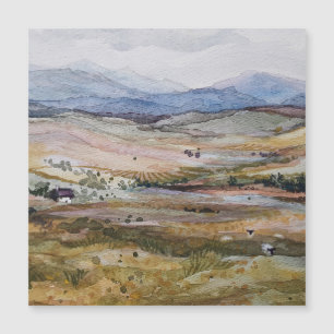 Scotland landscape in watercolours