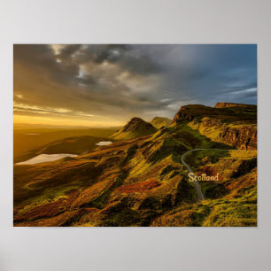 Scotland landscape poster