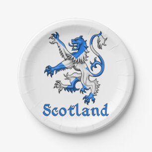 Scotland Lion Rampant Paper Plate
