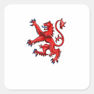 Scotland Lion Rampant Square Sticker