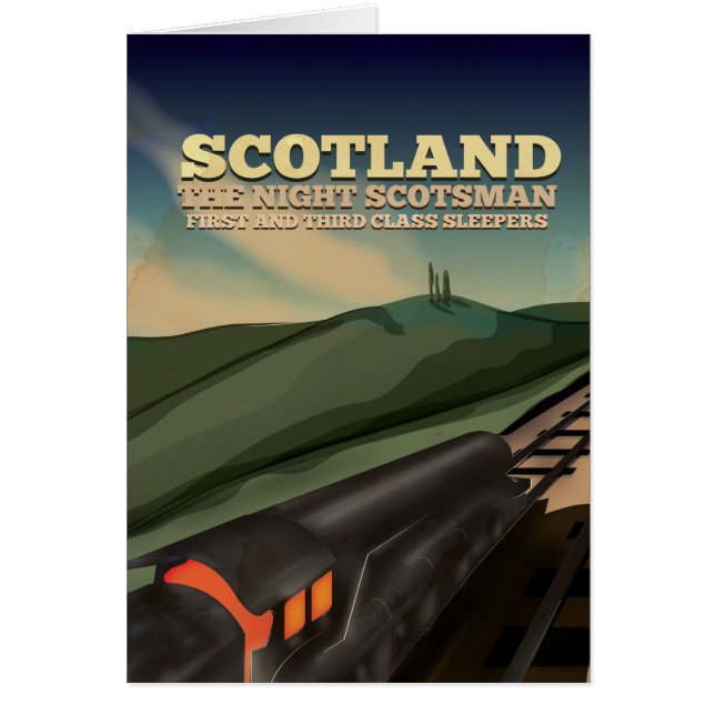 Scotland Locomotive Travel Poster (Front)