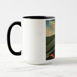 Scotland Locomotive Travel Poster Mug