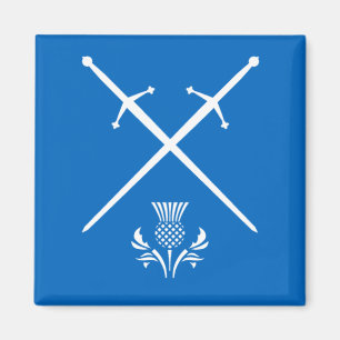 Scotland Magnet - Swords & Thistle