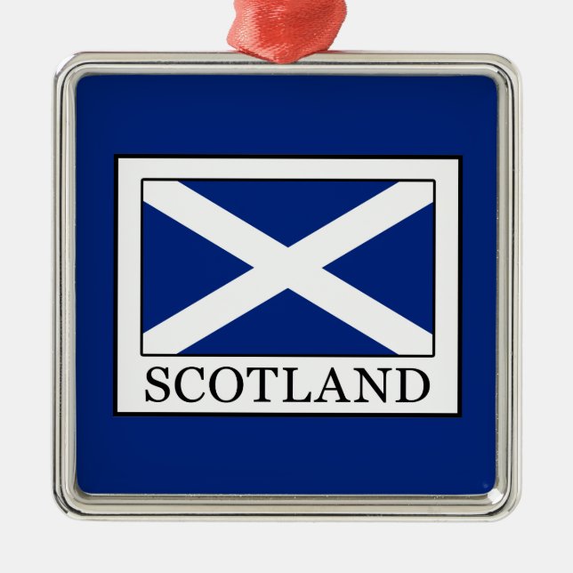 Scotland Metal Ornament (Front)