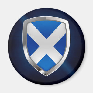 Scotland Metallic Emblem Magnet