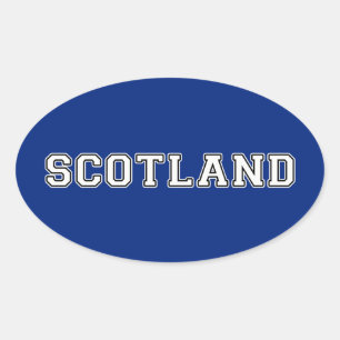 Scotland Oval Sticker