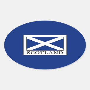 Scotland Oval Sticker