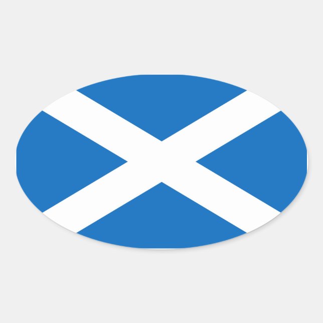 SCOTLAND OVAL STICKER (Front)
