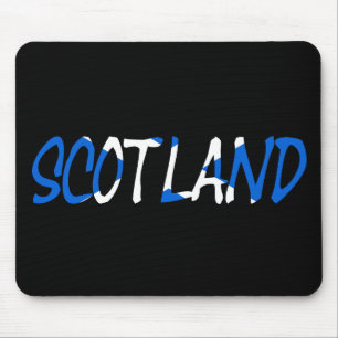 Scotland overlaid on Scottish Flag mpt Mouse Pad