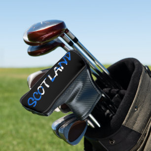 Scotland overlaid on Scottish Flag pccn Golf Head Cover