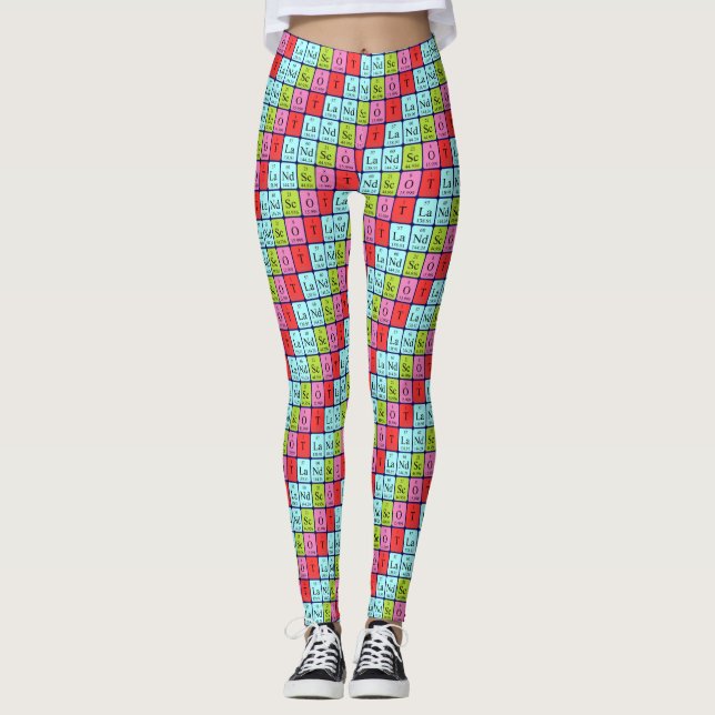 Scotland patriotic periodic table leggings (4) (Front)
