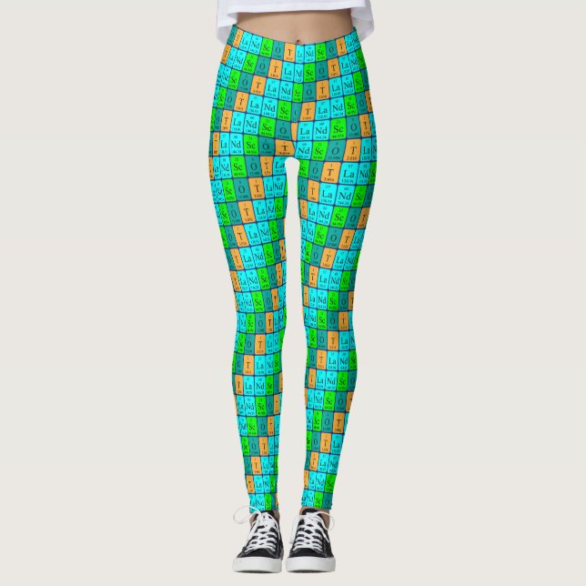 Scotland patriotic periodic table leggings (5) (Front)