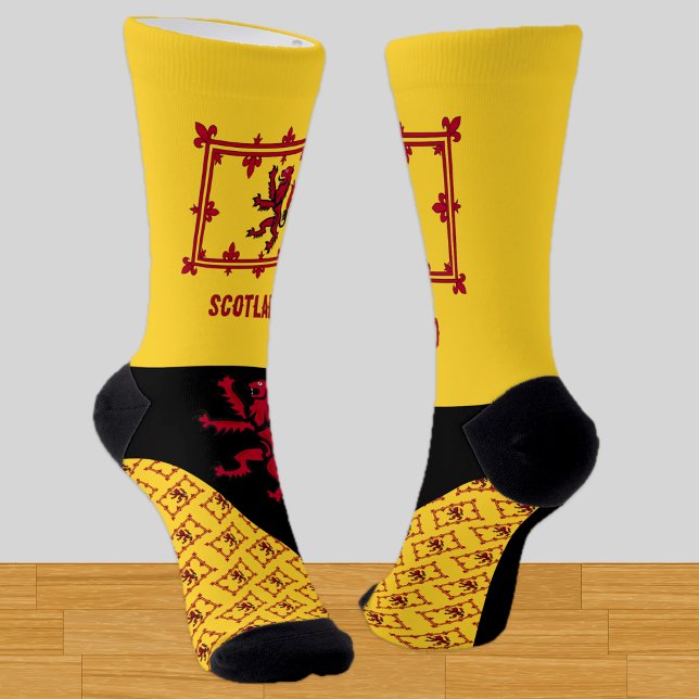 Scotland, patriotic, Rampant, Scottish flag Socks (Creator Uploaded)