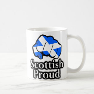 Scotland Proud Scotland Flag Fist Coffee Mug
