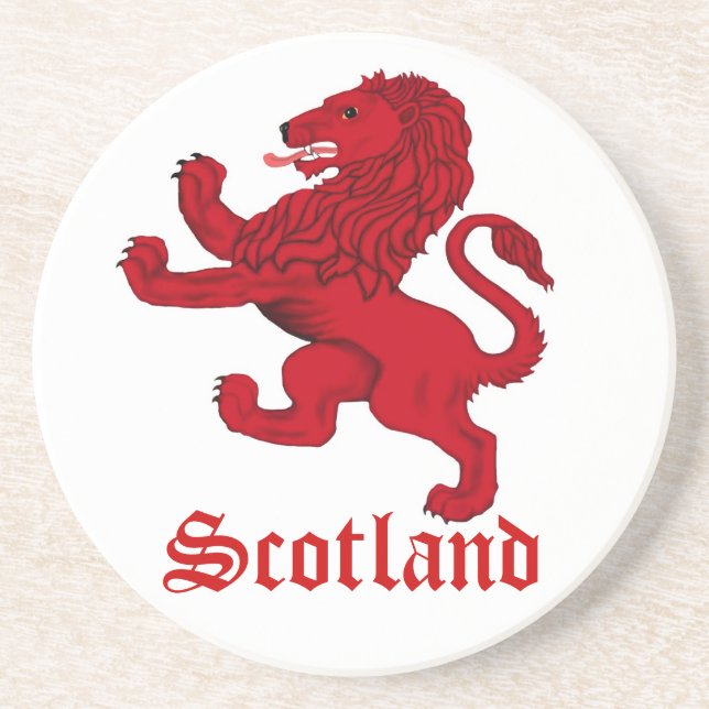 Scotland, Rampant lion Coaster (Front)