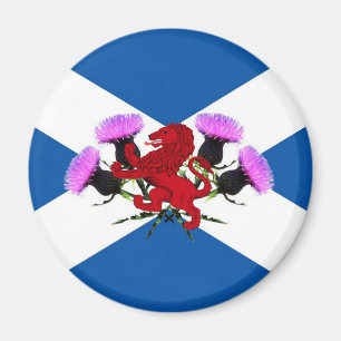 Scotland, Rampant lion, thistle Magnet