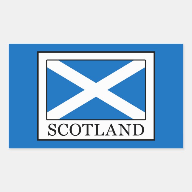 Scotland Rectangular Sticker (Front)