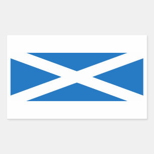 SCOTLAND RECTANGULAR STICKER