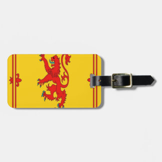 Scotland red lion rampant Flag Luggage Tag