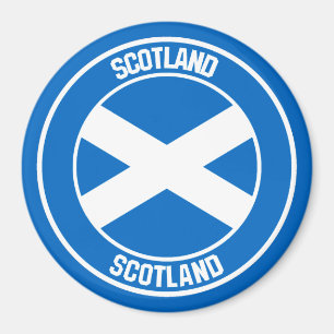 Scotland Round Emblem Magnet