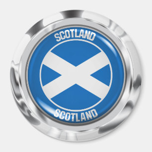 Scotland Round Emblem Magnet