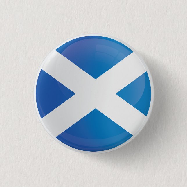 Scotland  Round Icon Flag 3 Cm Round Badge (Front)