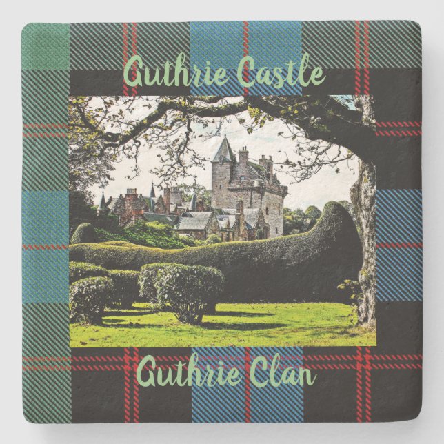 Scotland’s Guthrie Castle–Guthrie Clan Fun Coaster (Front)