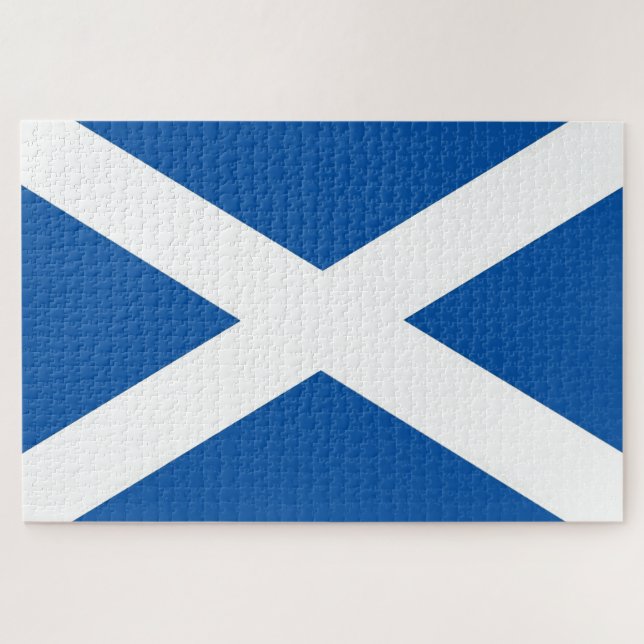 Scotland Saint Andrew's flag/Bonnie blue 1014piece Jigsaw Puzzle (Horizontal)