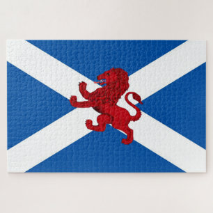 Scotland Saint Andrew's flag/Rampant Lion 1014 Jigsaw Puzzle