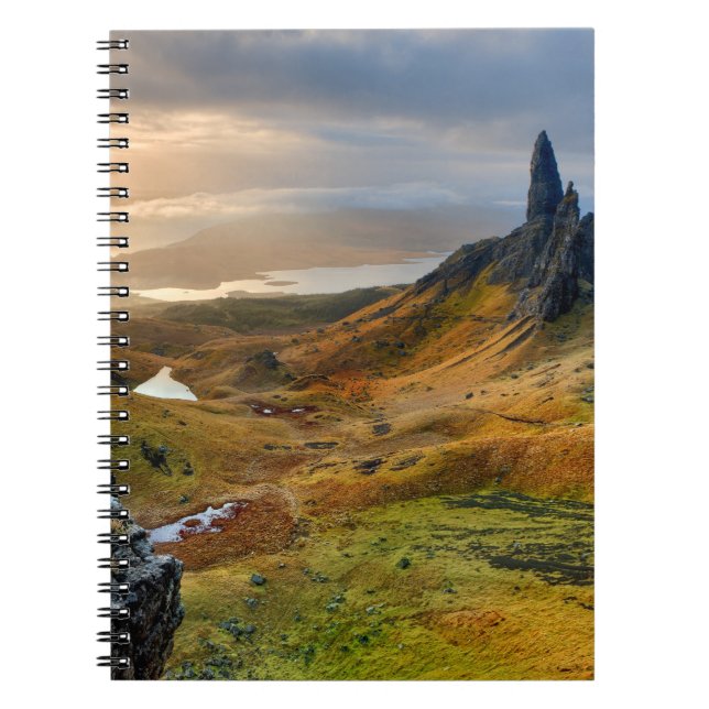 Scotland Scenic Rolling Hills Landscape Notebook (Front)