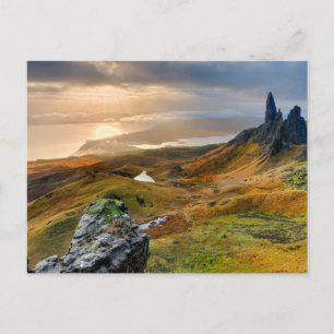 Scotland Scenic Rolling Hills Landscape Postcard