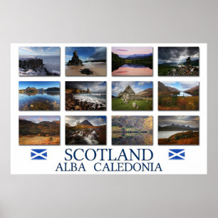 Scotland - Schottland - Ecosse - Caledonia Poster