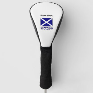 Scotland Scot St. Andrew's Cross Flag Personalised Golf Head Cover